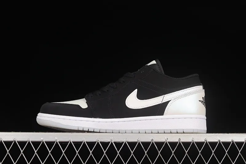 All categories Air Jordan Jordan series basketball shoes Air Jordan 1 Low G version pure original Air Jordan 1 AJ1 Joe 1 black and white laser low-top retro cultural basketball shoes DH6931-001